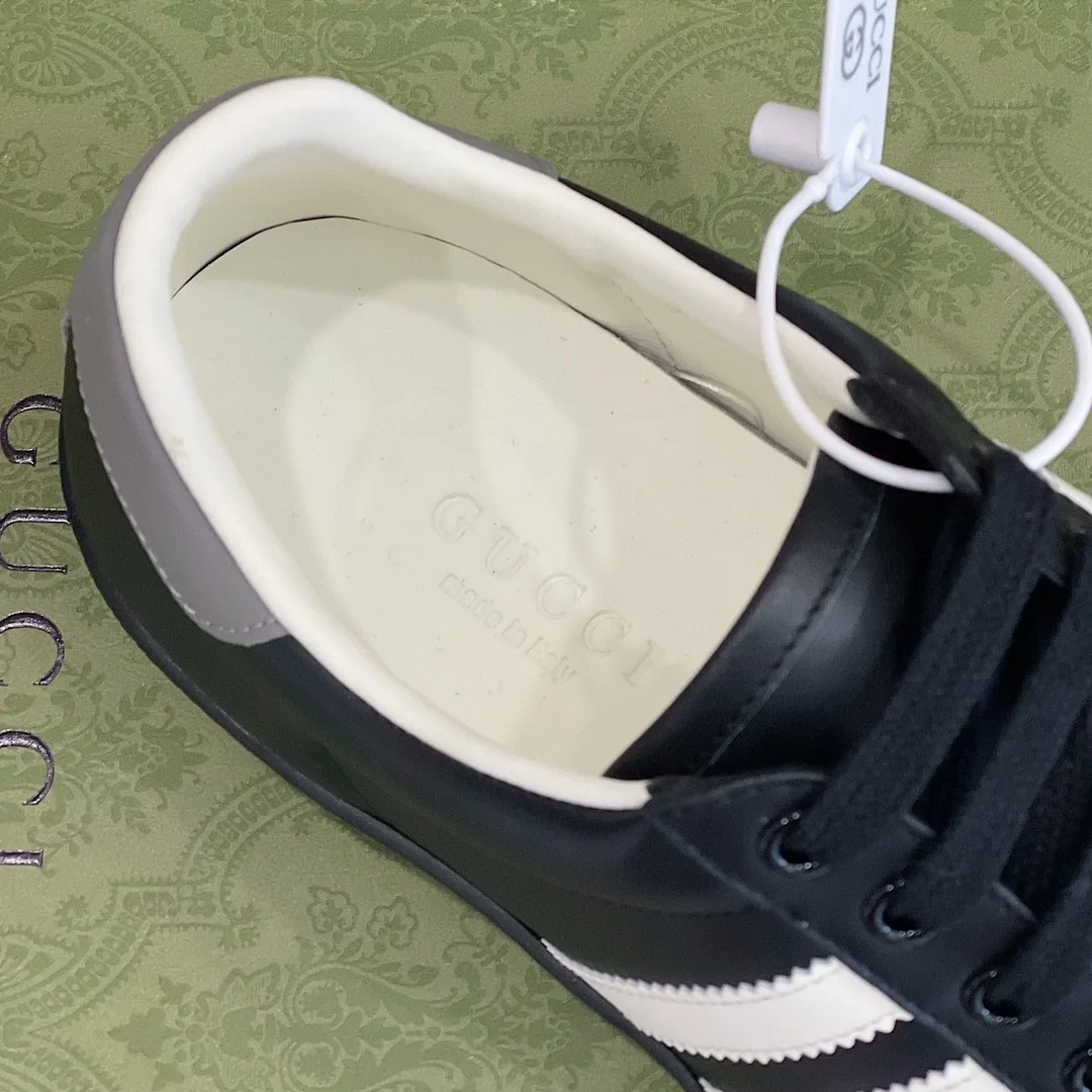 Gucci x Adidas Women’s Sneakers Black - Image 4