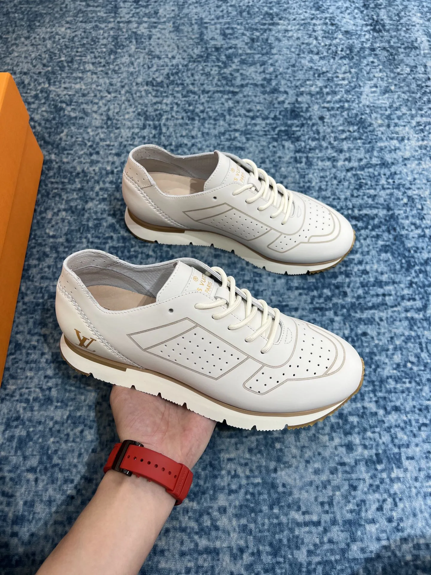 Louis Vuitton Formal Dimension High Derby Rubber White - Image 3