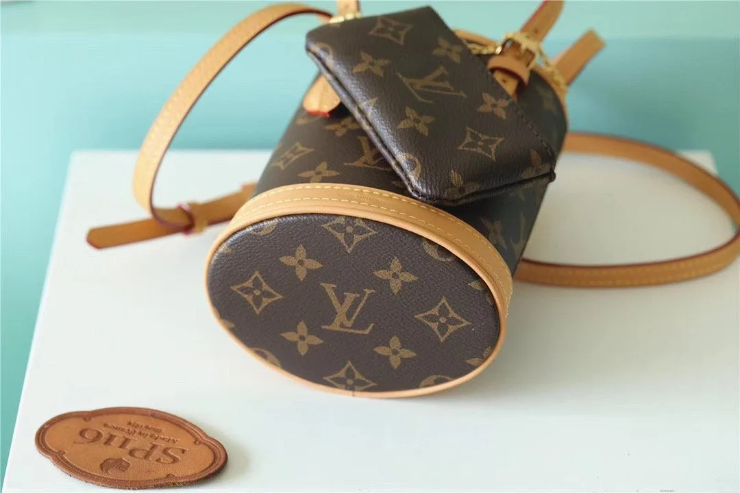 Alternative view of Louis Vuitton Nano Bucket Bag Monogram Canvas Brown Brown /