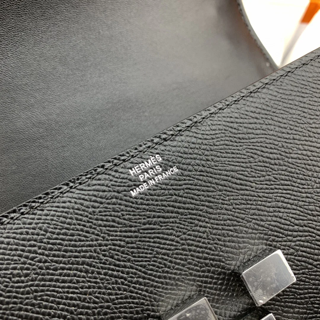 Hermes Mosaique 17 Black, Silver Toned Hardware Bag - Image 3