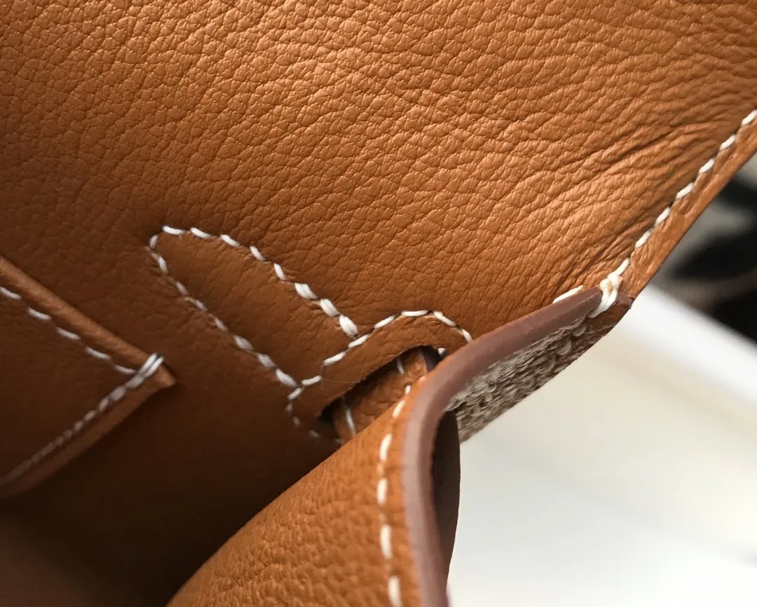 Hermes Mini Kelly 19 Sellier Epsom Brown Bag - Image 3