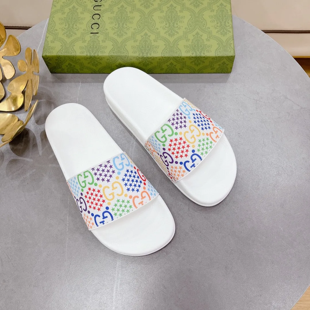 Alternative view of Gucci Women’s GG Slide Sandal With Stars White