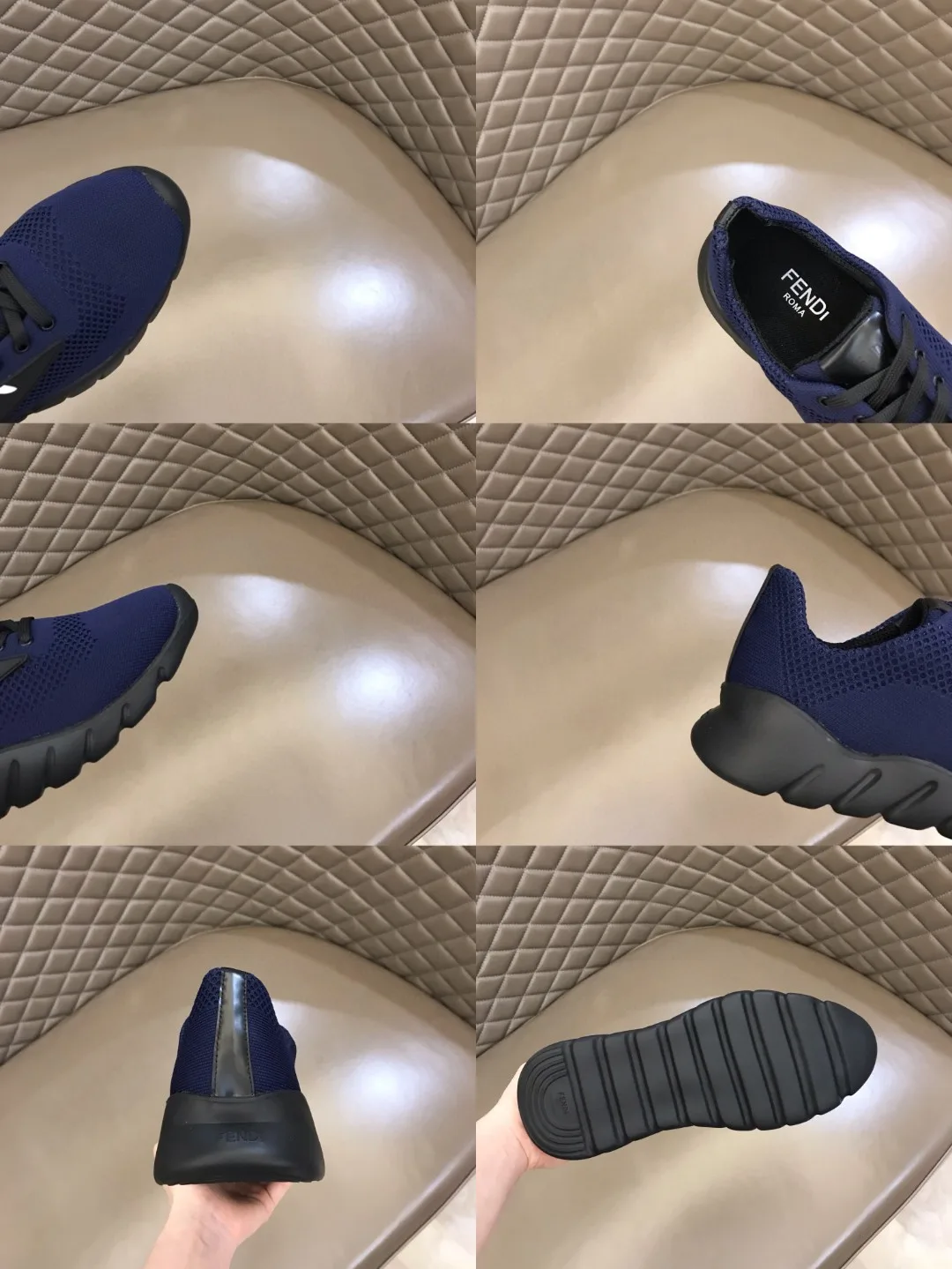 Fendi Force Dark Blue Sneakers - Image 5
