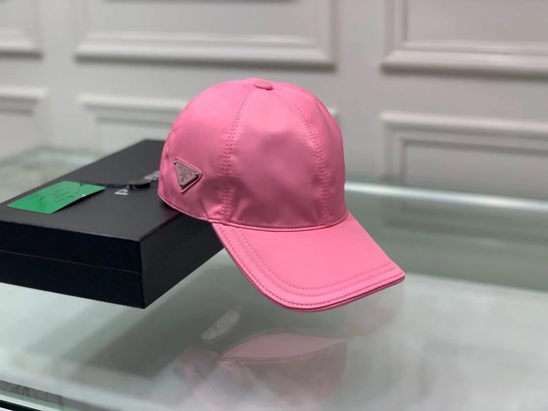 Alternative view of Prada Re-Nylon Baseball Cap Pink Prada