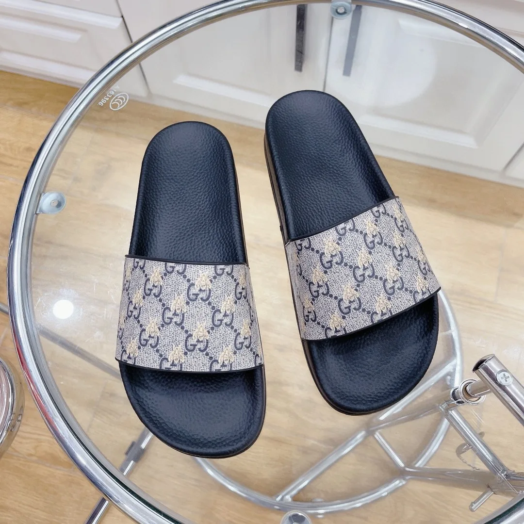 Alternative view of Gucci Women’s GG Slide Sandal With Bees Black