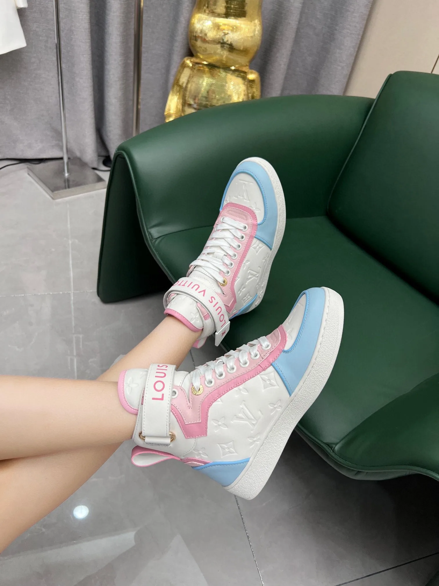 Alternative view of Louis Vuitton Women’s Boombox Sneaker Boots Pink