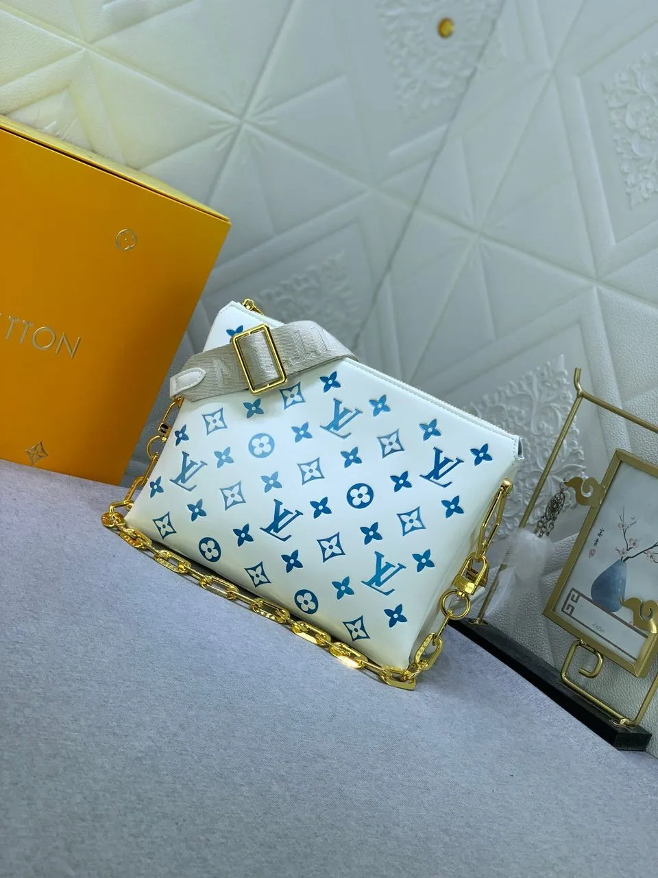 Alternative view of Louis Vuitton Coussin PM Bag Blue /