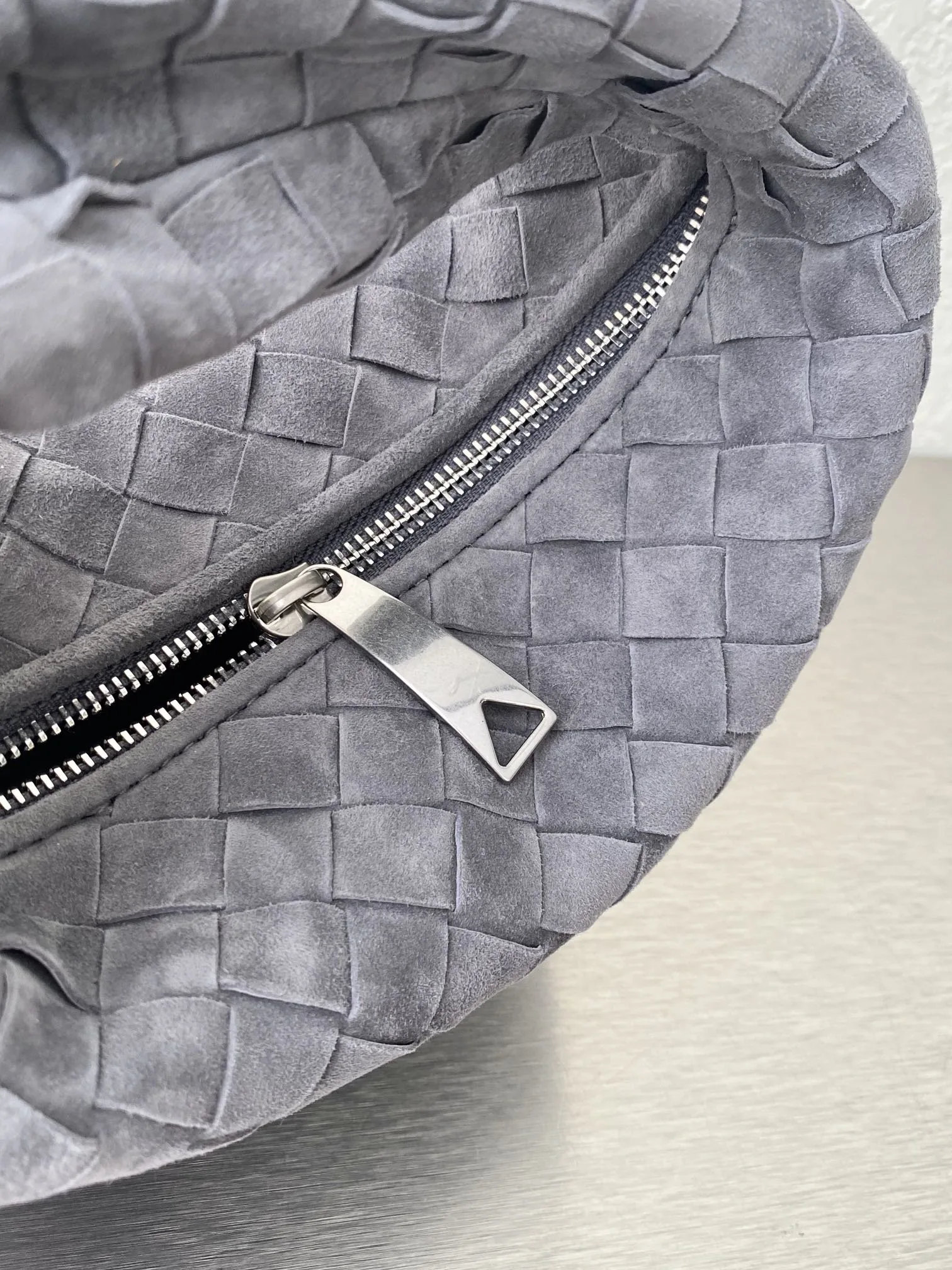 Alternative view of Bottega Veneta Mini Jodie Bag Gray