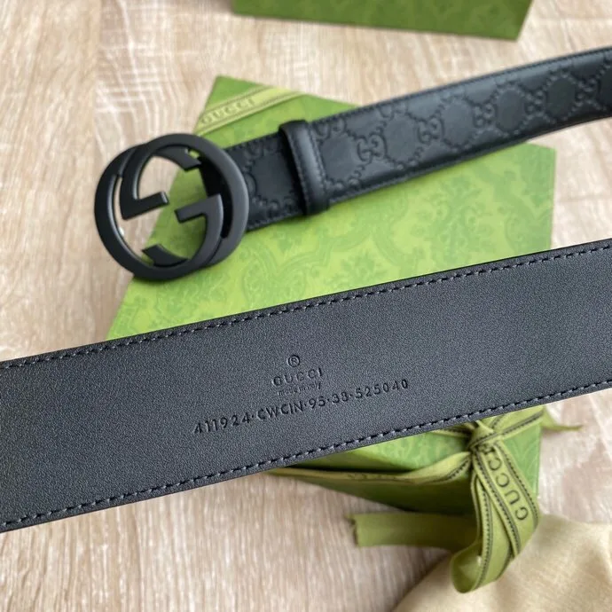 Gucci Belt Black GG, Women - Image 3