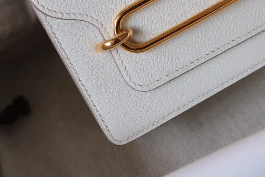 Hermes Evercolor Sac Roulis 23 White - Image 4