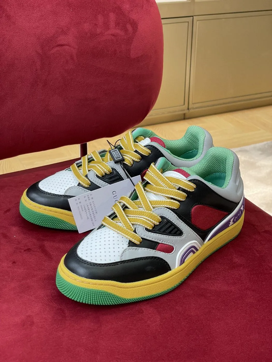 Gucci Women’s Sneaker Gucci Basket Donna Black Demetra