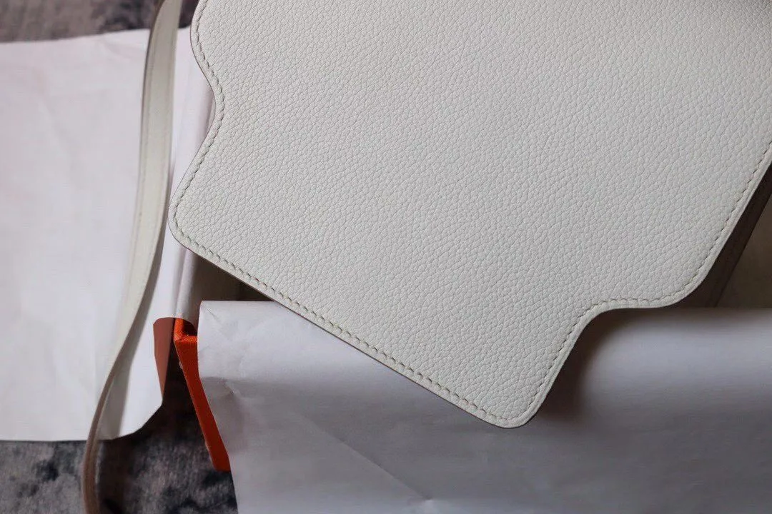 Hermes Evercolor Sac Roulis 23 White - Image 3
