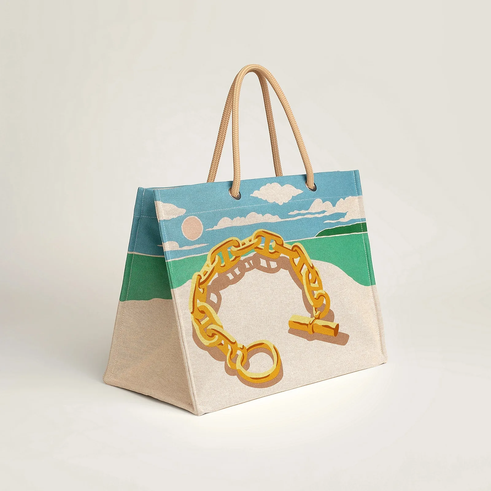Hermes Escale A La Plage Beach Bag 19.3 Inches / 02 - Image 4