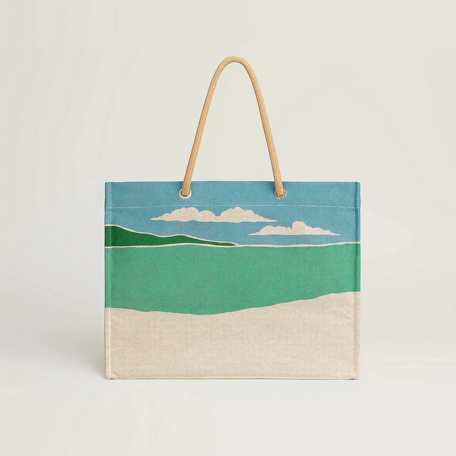 Alternative view of Hermes Escale A La Plage Beach Bag 19.3 Inches / 02