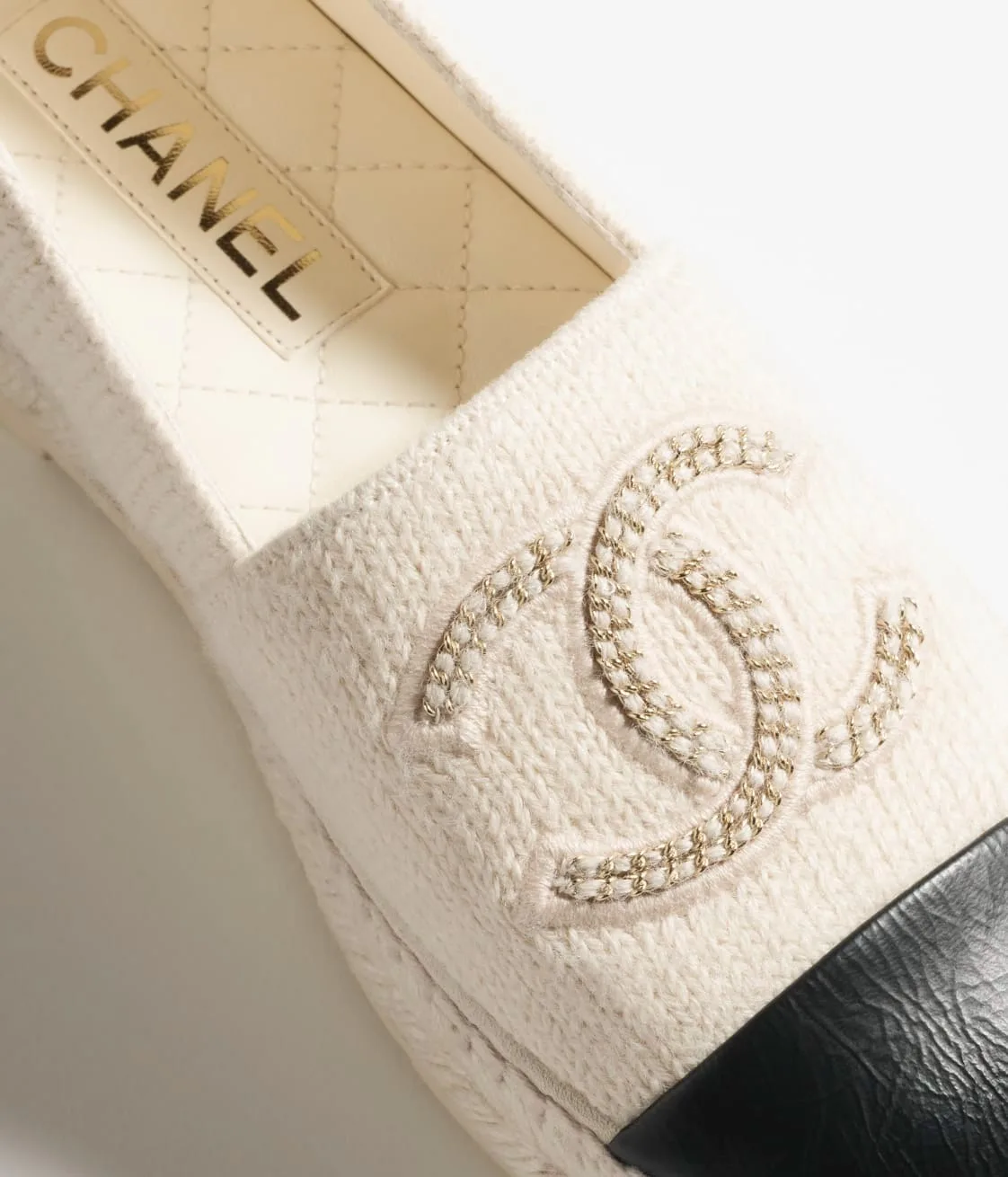 Alternative view of Chanel Espadrilles Ivory And Black