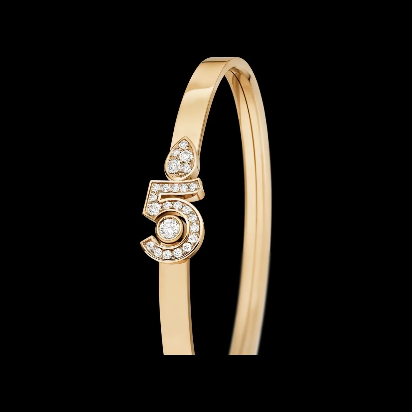 Chanel Eternal N°5 Bracelet Beige Gold - Image 4