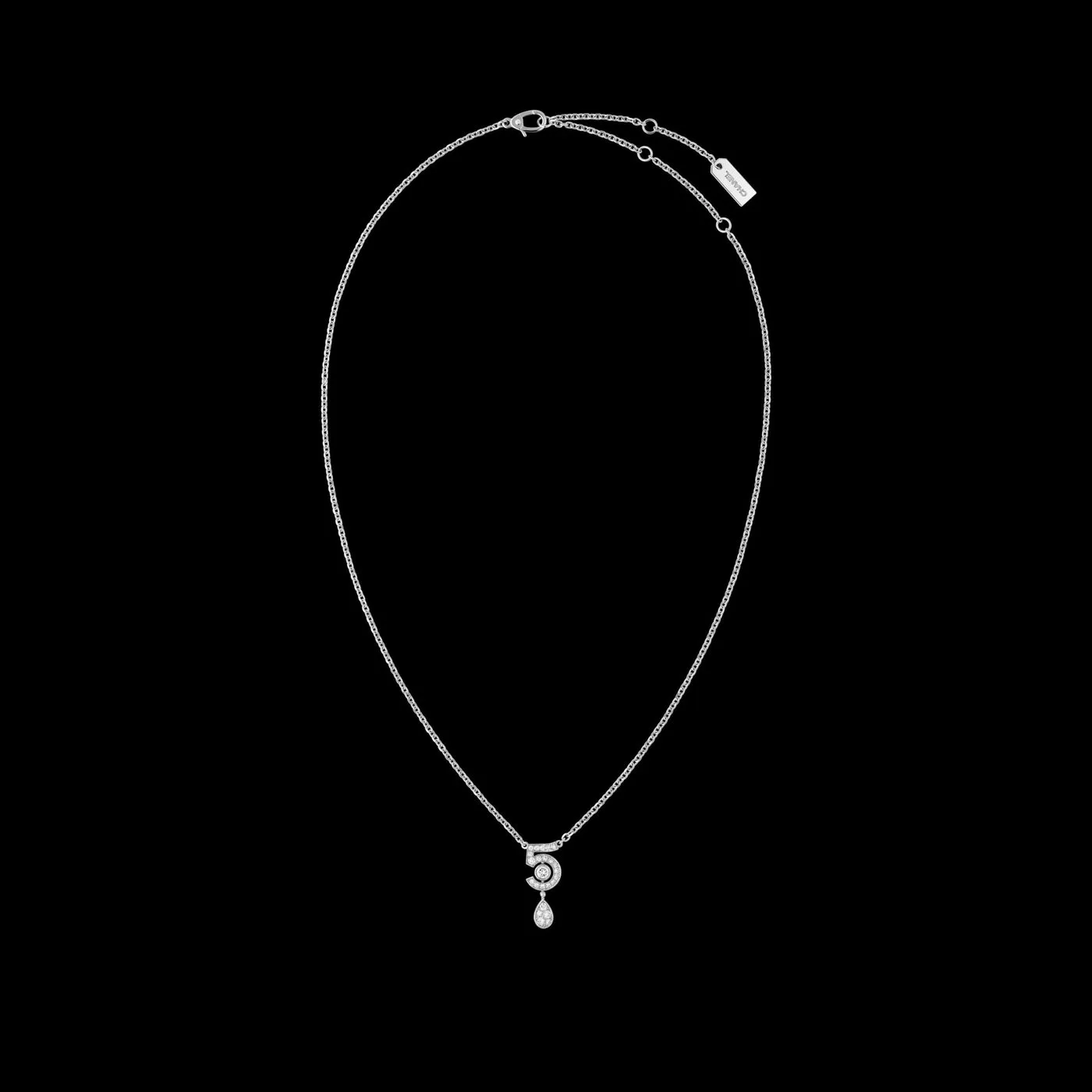 Alternative view of Chanel Eternal N°5 Necklace White Gold