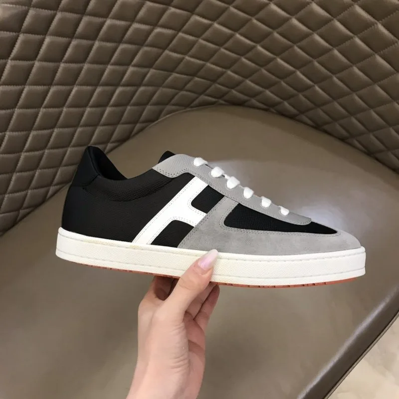 Hermes Boomerang Sneaker Black/Grey - Image 3