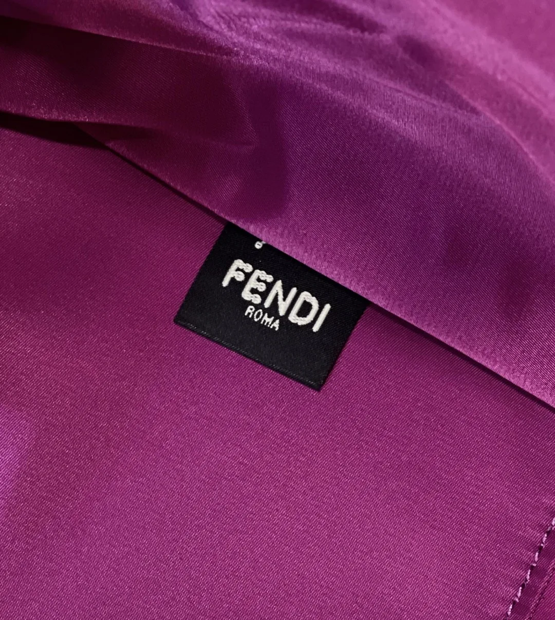 Alternative view of Fendi Sunshine Medium Purple FF fabric shopper Bag For Woman / 8BH386AHWCF037T