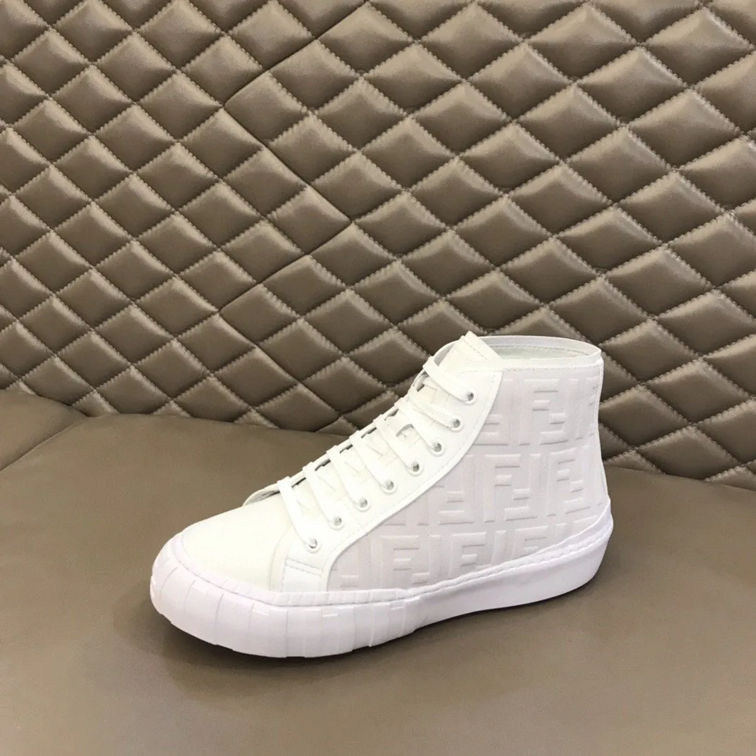 Alternative view of Fendi Flow High Tops Sneakers White 7E1424