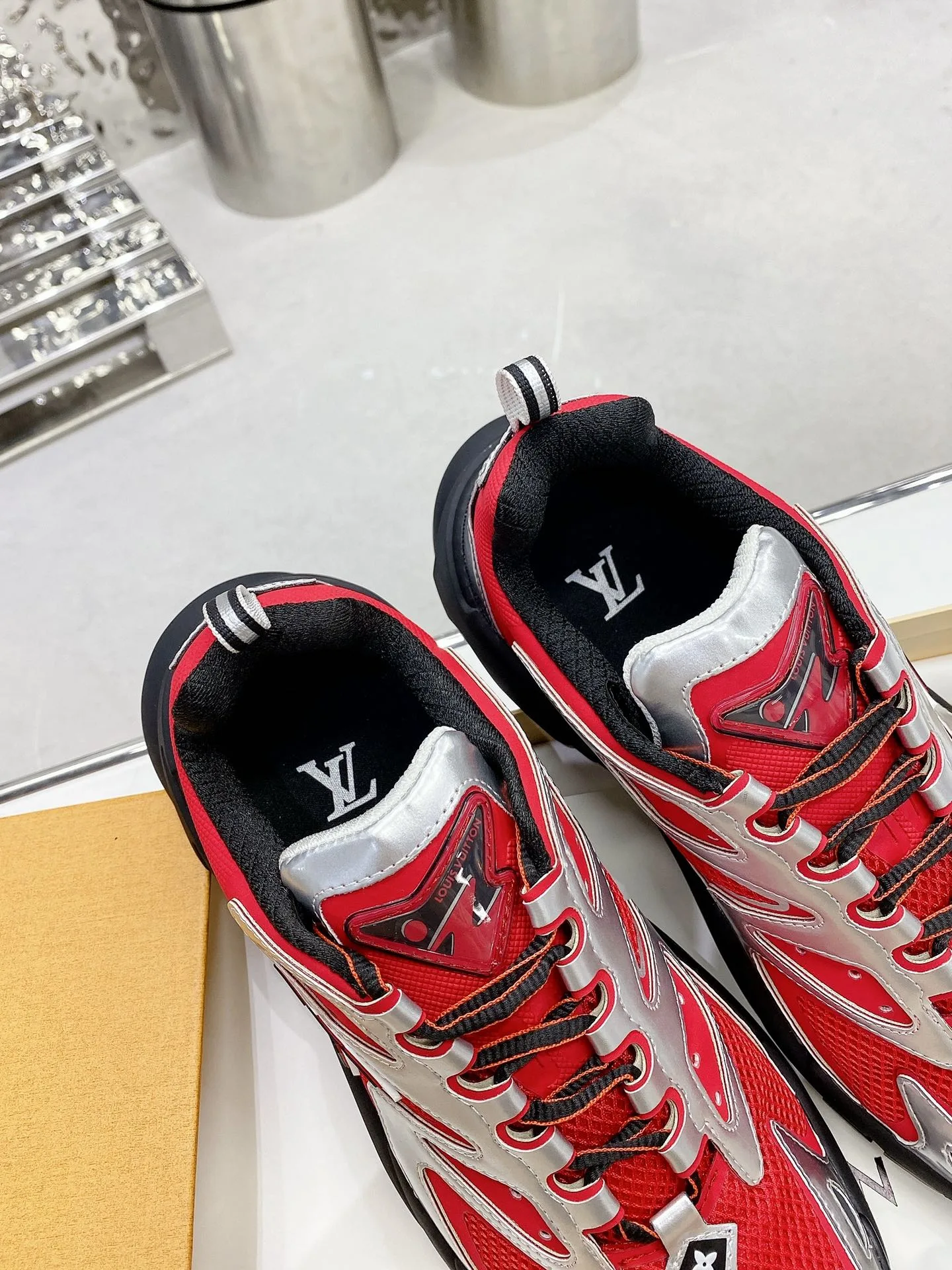 Alternative view of Louis Vuitton Men’s LV Runner Tatic Sneaker Red