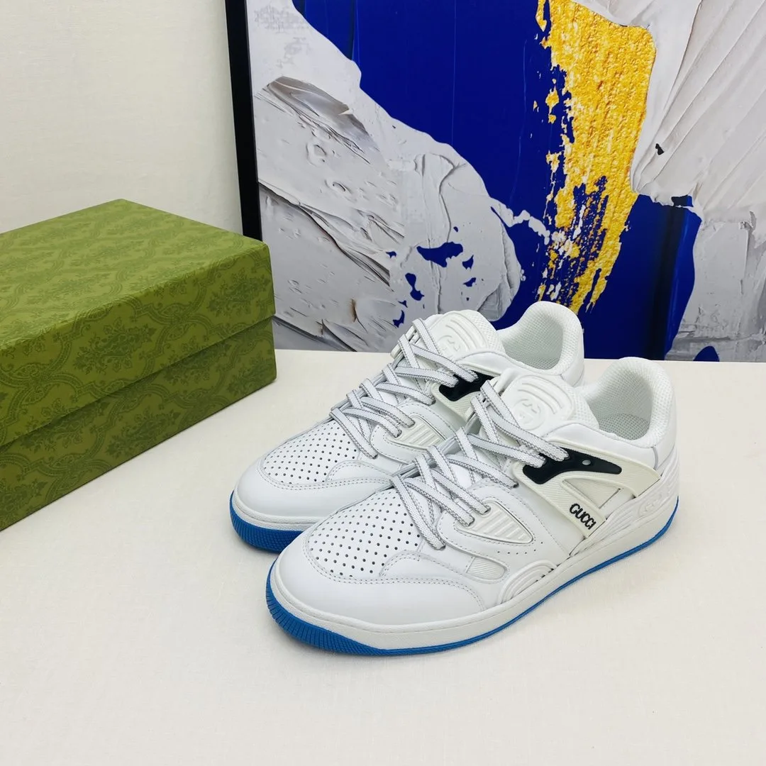 Gucci Women’s Gucci Basket Sneaker By Fabrics White - Image 7