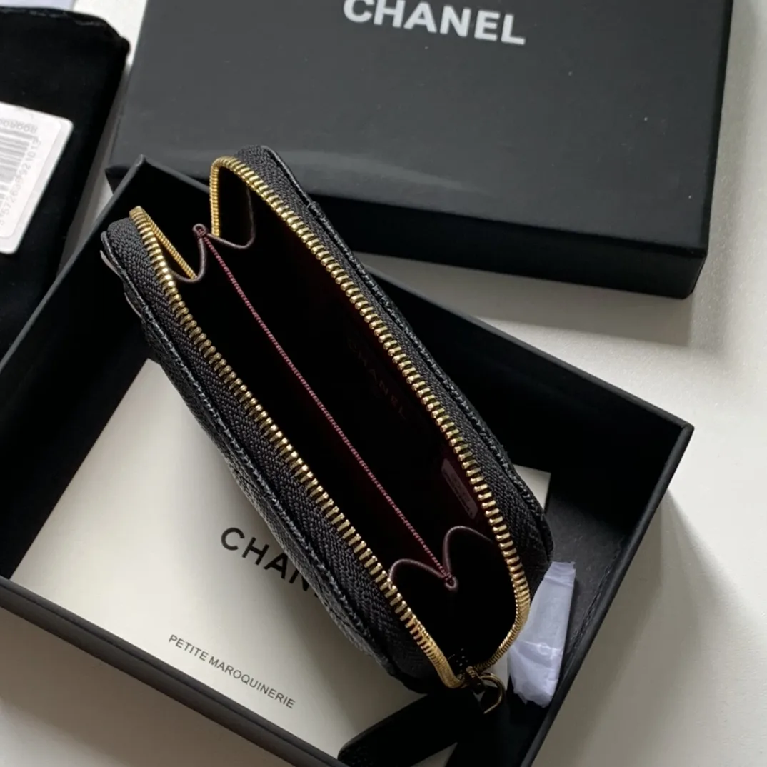 Chanel Zipped Coin Purse Pink Bag / - Image 7