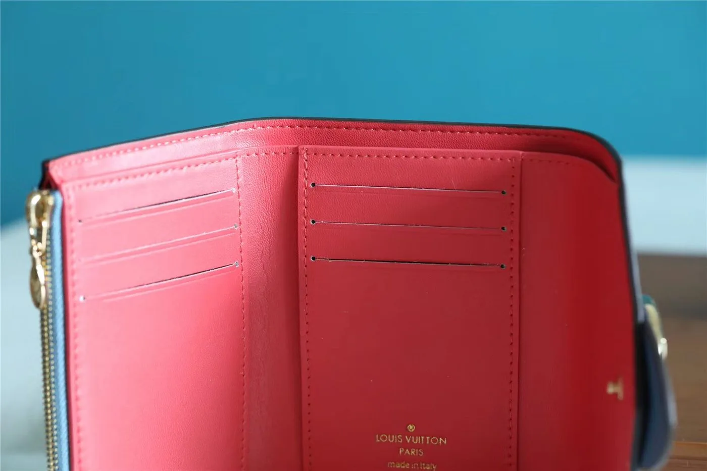 Alternative view of Louis Vuitton Pont 9 Compact Wallet Blue