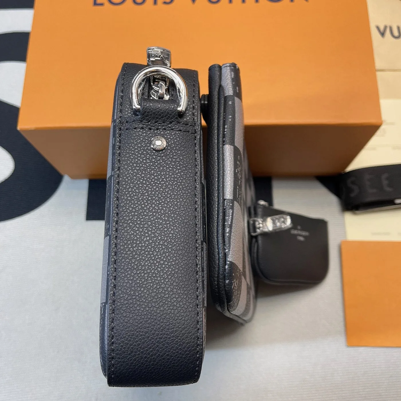 Louis Vuitton Trio Messenger Monogram Eclipse and Monogram Eclipse Reverse - Image 4