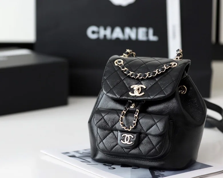 Alternative view of Chanel Backpack Black /