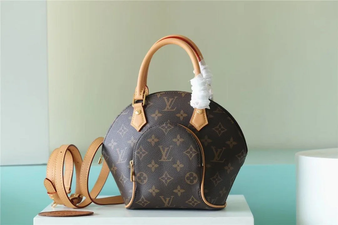 Louis Vuitton Ellipse BB Handbag Created By Nicolas Ghesquiere From Classic Monogram Canvas Brown / - Image 2
