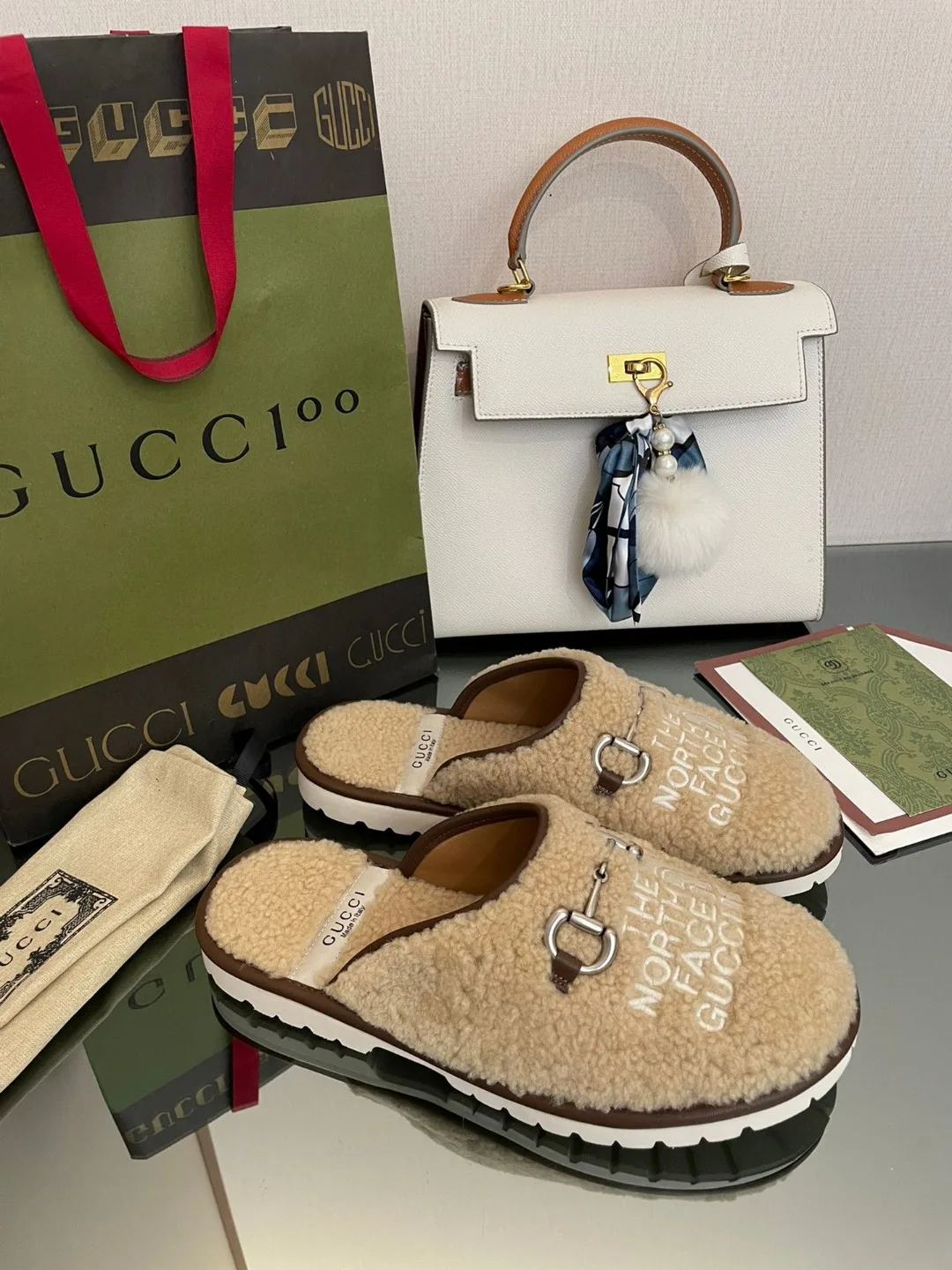 Alternative view of Gucci x The North Face Slippers Beige DEB70