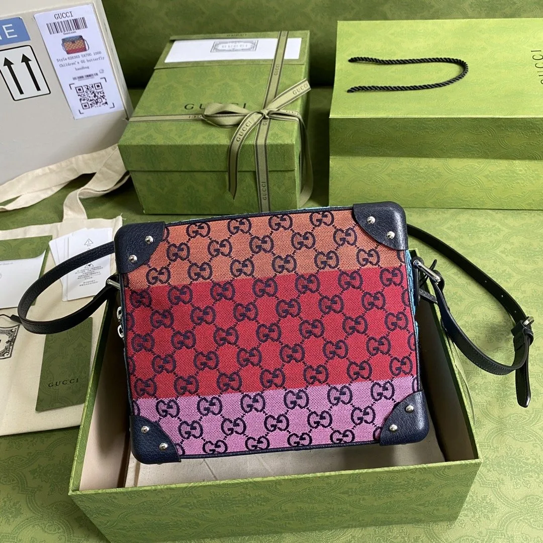 Gucci GG Multicolor Shoulder Bag In GG Multicolor Canvas / - Image 9