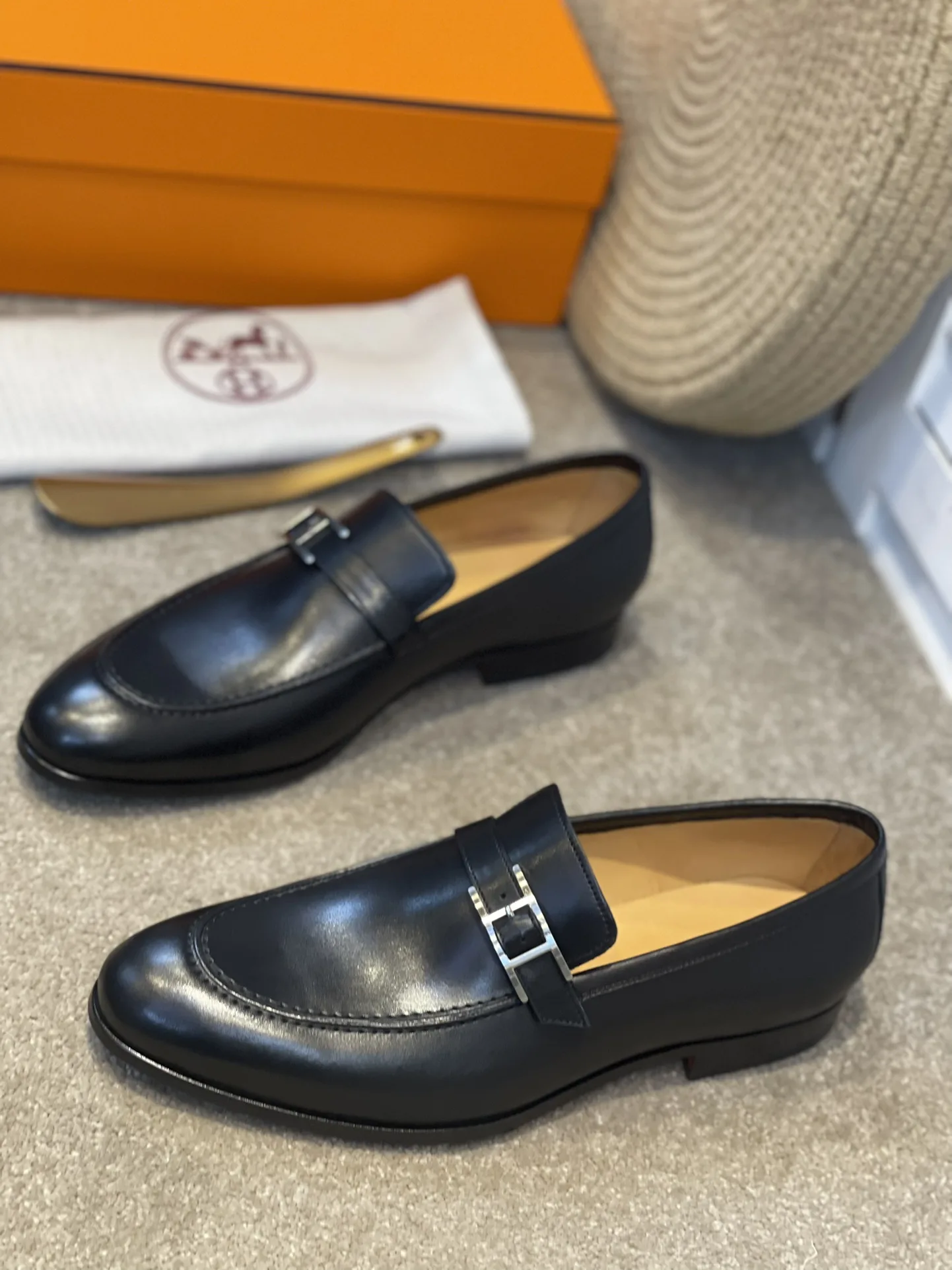 Hermes Monterey Loafer Black - Image 3