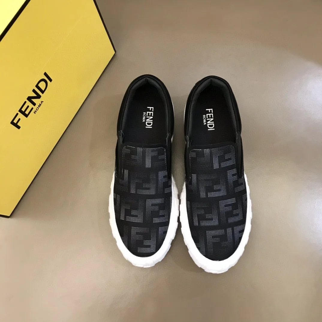 Fendi Force Slip On Sneakers Black 7E1454AD77F13RZ - Image 3