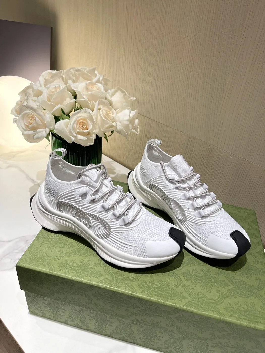 Gucci Run Men’s Sneaker White - Image 4