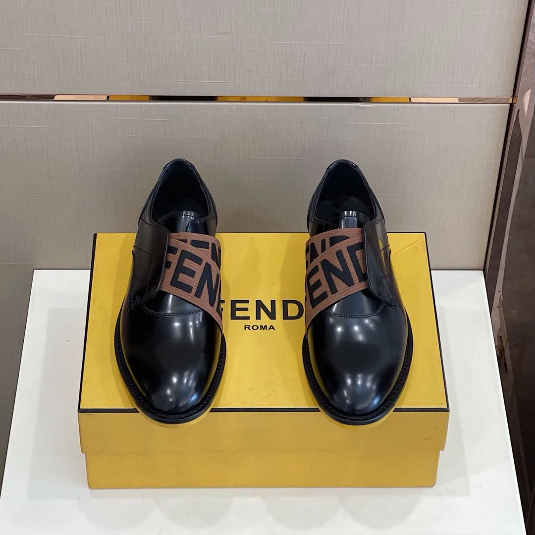 Alternative view of Fendi Force Black/Brown Shoes