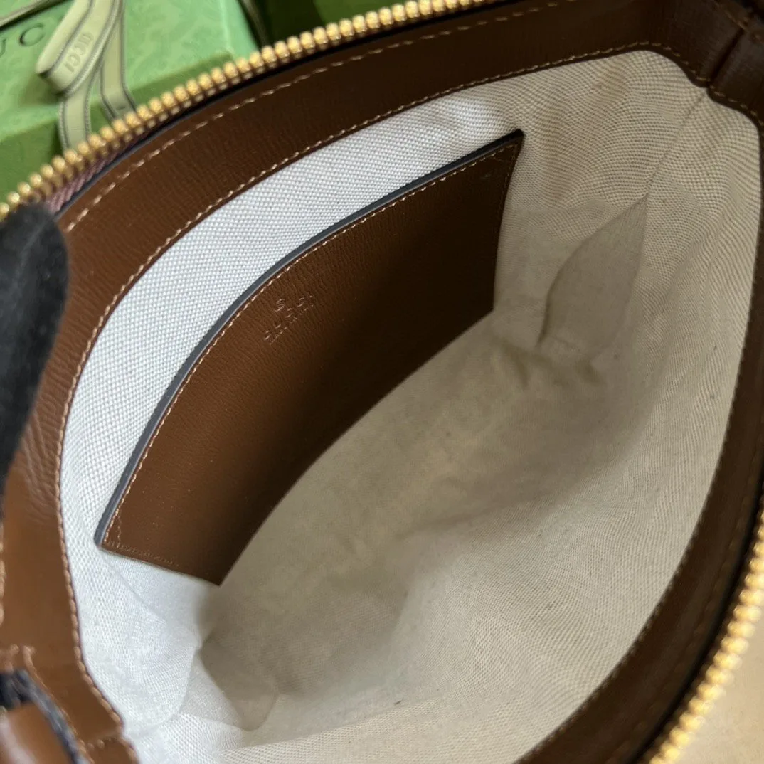 Gucci Supreme Messenger Bag Beige And Ebony GG Supreme Canvas / - Image 3