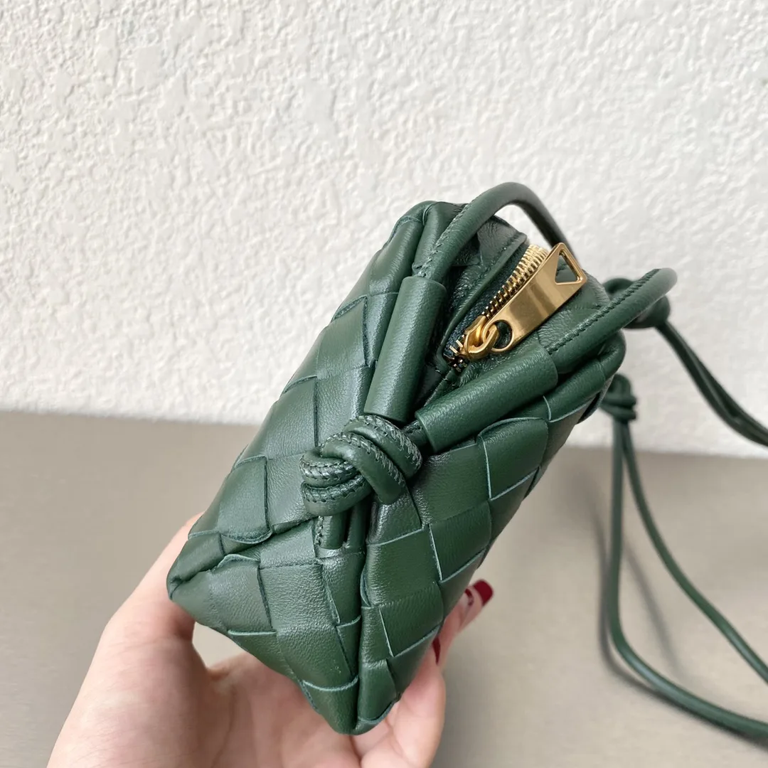 Bottega Veneta Mini Loop Camera Bag Dark Green - Image 5