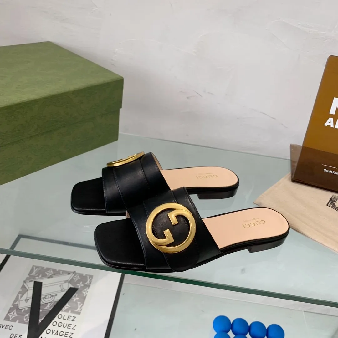 Alternative view of Gucci Blondie Slide Sandal Black