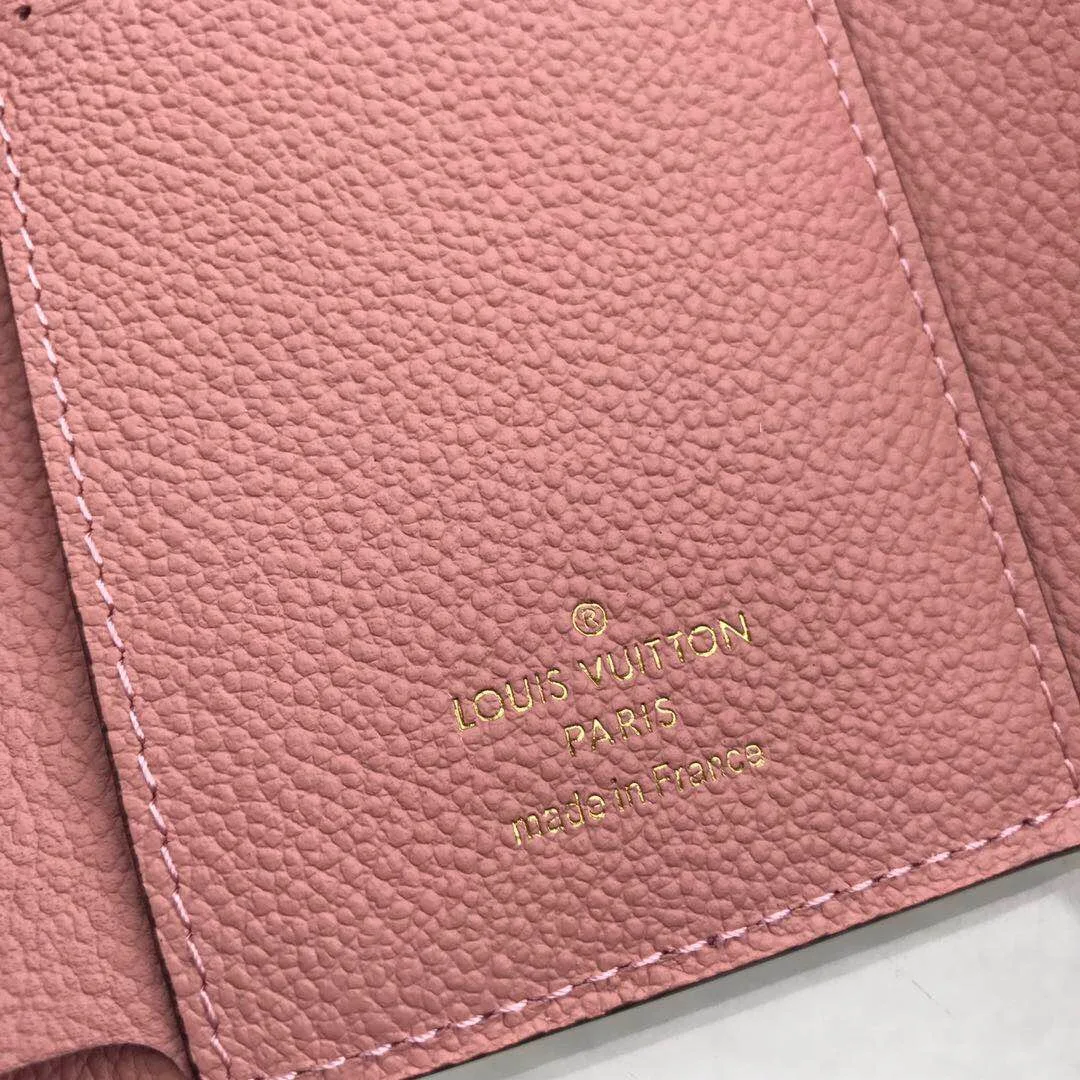 Alternative view of Louis Vuitton Victorine Wallet Monogram Empreinte Pink