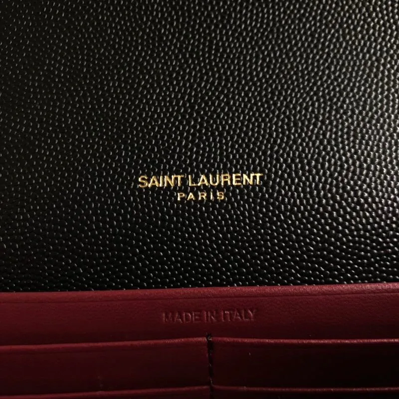 Saint Laurent Cassandra Flap-Front Crossbody Bag Black / YSL - Image 8