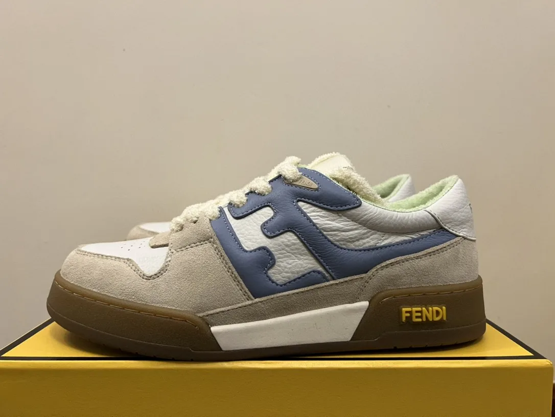 Alternative view of Fendi Match Low Tops Sneakers Grey 7E1493