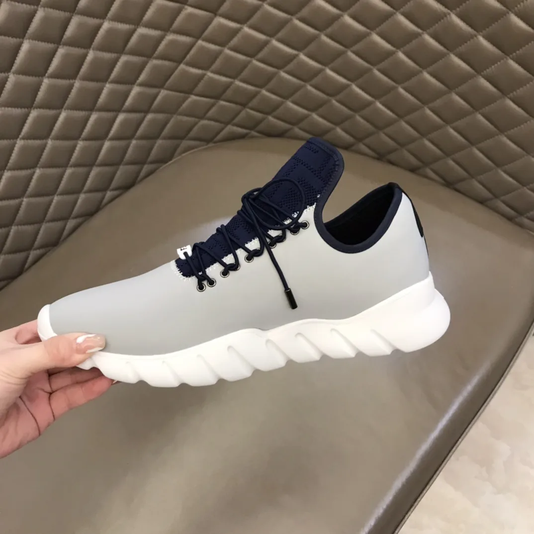 Fendi FD Faster Trainers Grey - Image 9