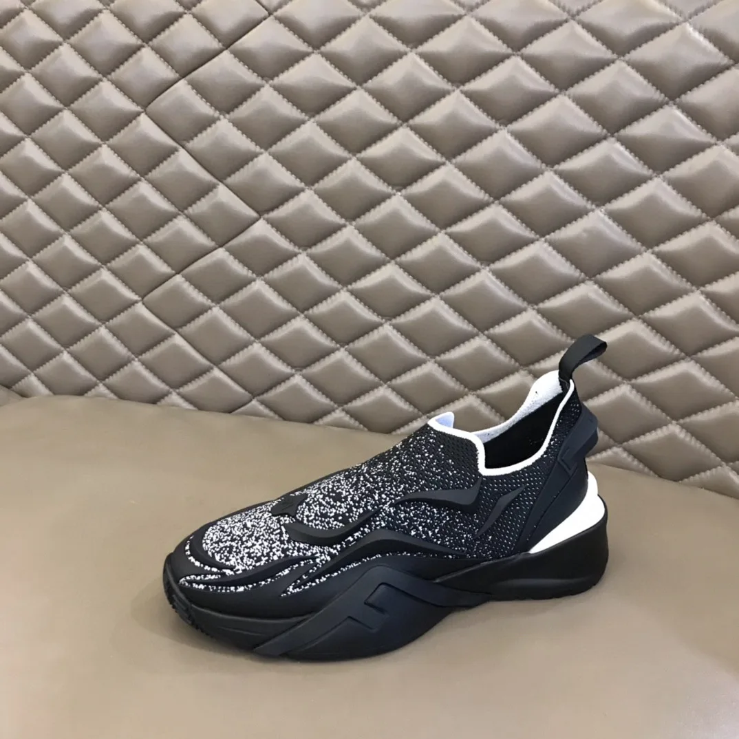 Alternative view of FD Fendi Flow Running Sneakers Light Black