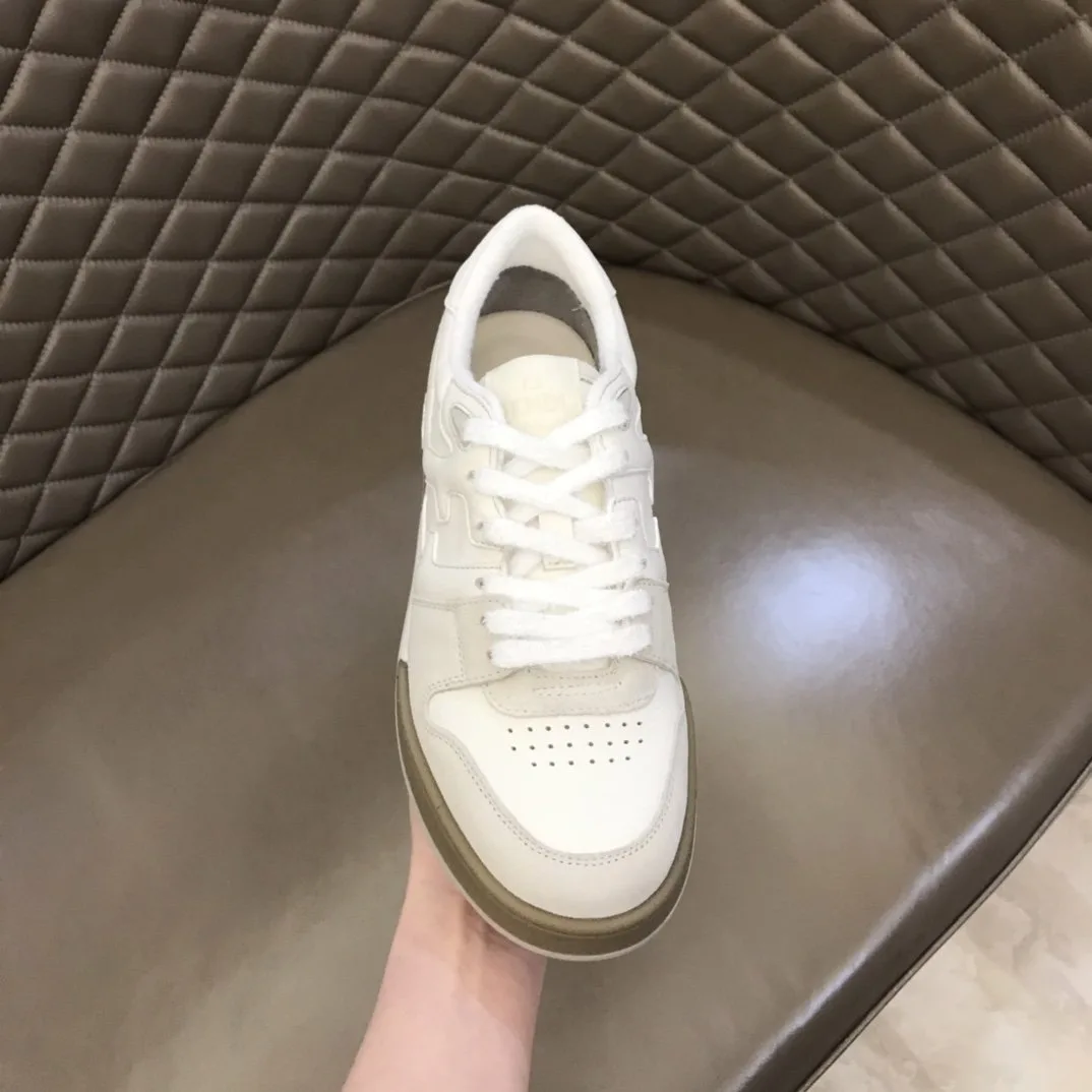 Fendi FD Fendi Match Low Tops Sneakers White 8E8252AHH2F1FHS - Image 3