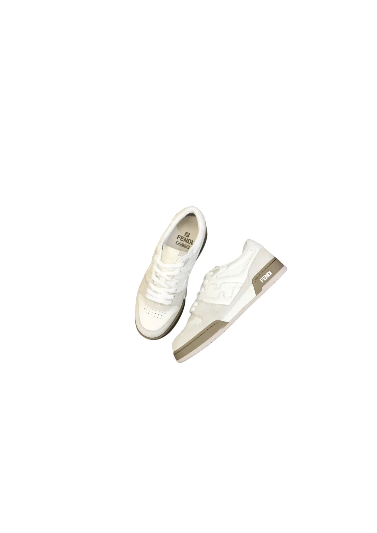 Fendi FD Fendi Match Low Tops Sneakers White 8E8252AHH2F1FHS
