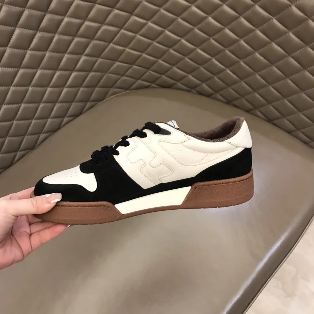 Alternative view of Fendi FD Match Low Tops Sneakers Brown 7E1493AHH2F1FZB