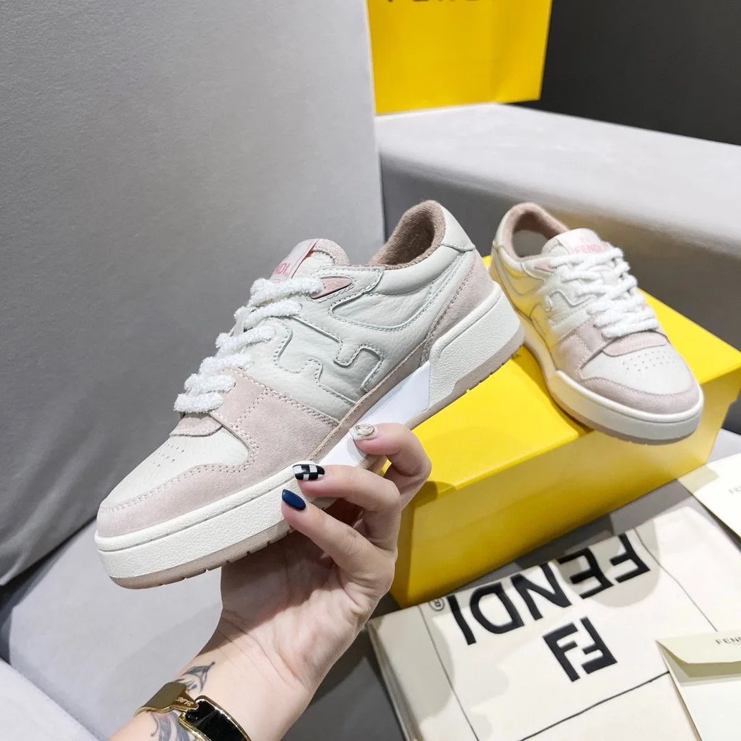 Alternative view of Fendi FD Match Low Tops Sneakers Light Pink 8E8252AHH2F1FHT