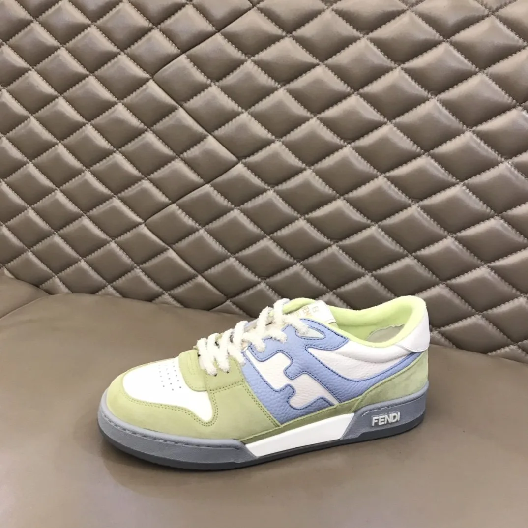 Fendi FD Match Low Tops Sneakers Light Green - Image 5